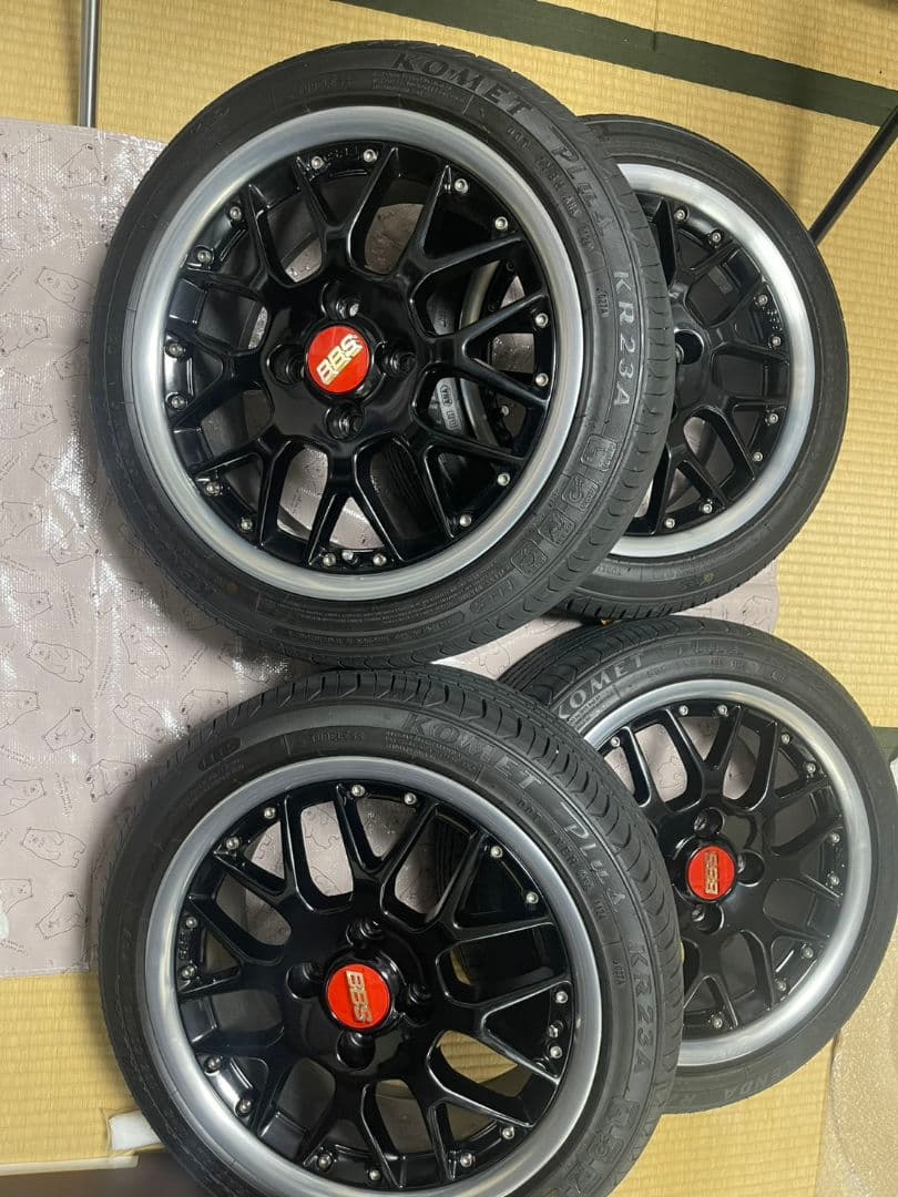 VW 純正 BBS 15×6j off45 PCD100 ゴルフ ポロ 流用