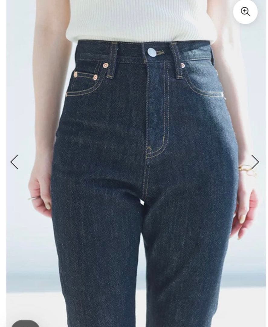 アニュアンスSlim straight denim