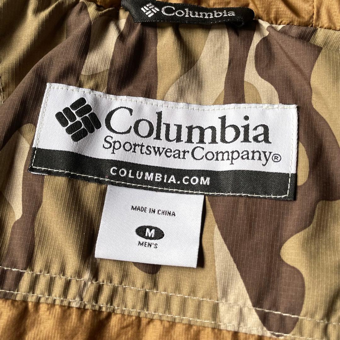 ジャケット・アウター Columbia hooded puffer jacket camo brown