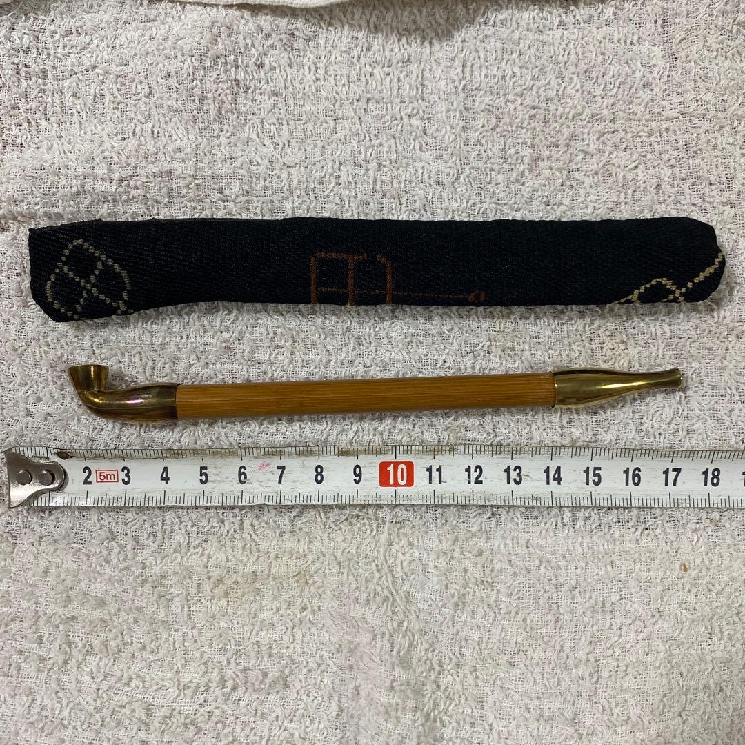 C-11 煙管　金　煙草道具　古道具　アンティーク　雑貨　美術品　工芸品
