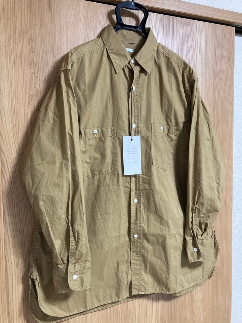 トップス A.presse Over Dyeing Military Shirt
