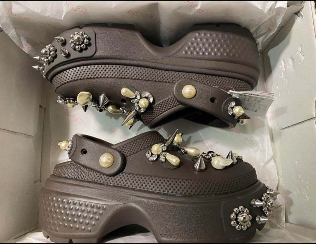 最終値下げ！Simone Rocha x Crocs 37/38
