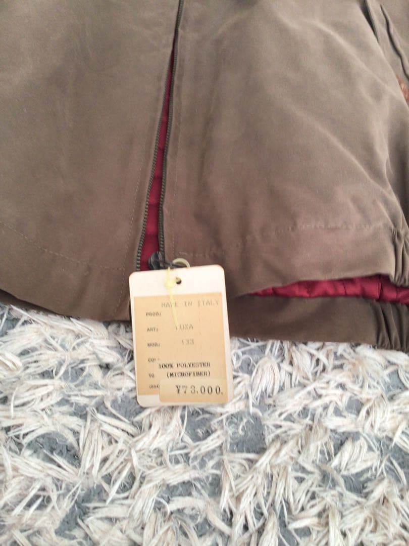 la Ricerca scarabブラウンスウェード調スイングトップブルゾン