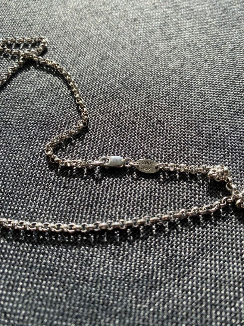 クロムハーツ　ワンボールBSフレアペンダント、ロールチェーンセット