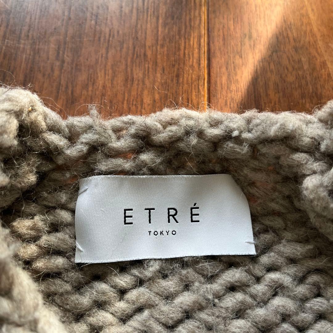 ETRE TOKYO エトレトウキョウ ハンドニットカーディガン