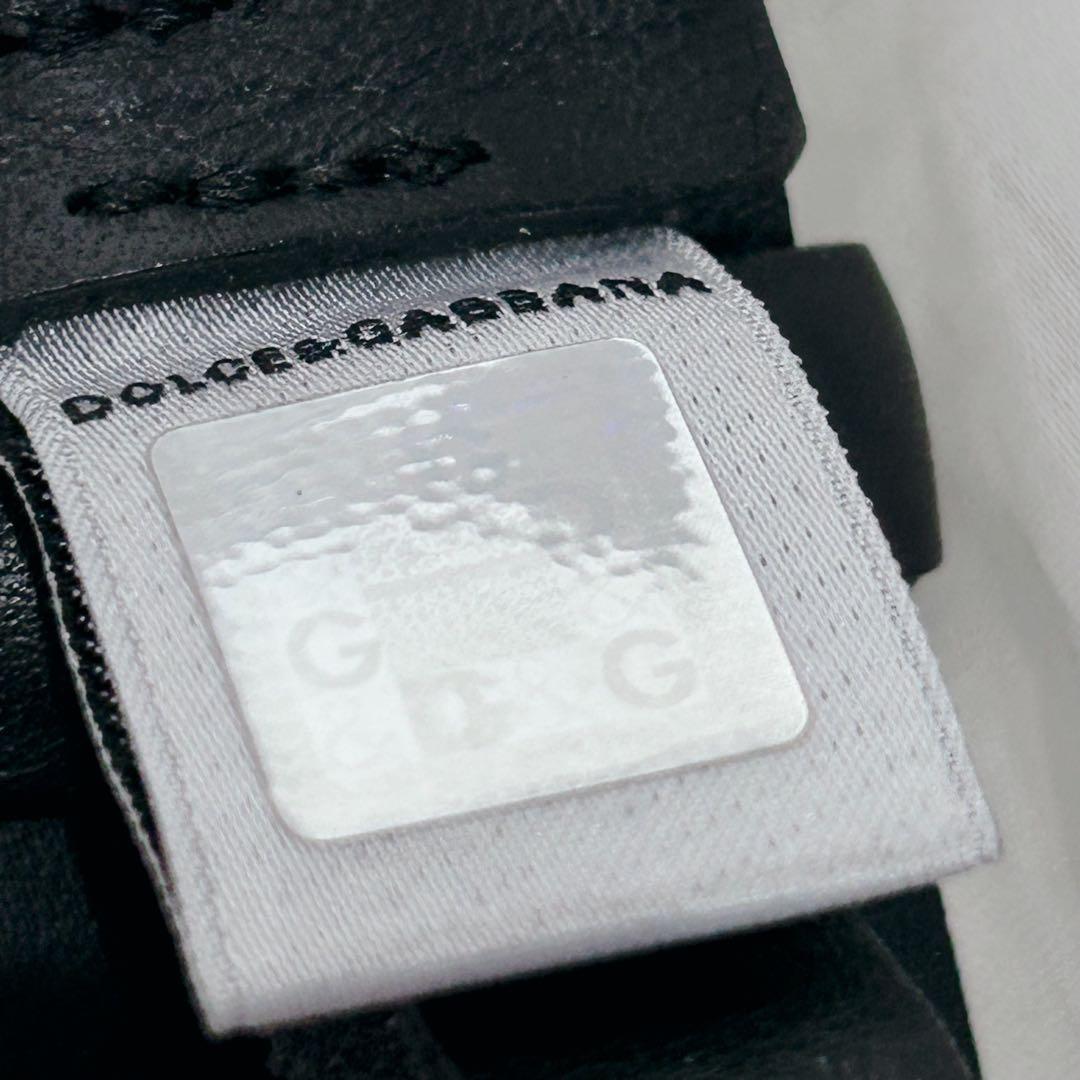 DOLCE&GABBANA D&G バックルベルト レザー メタル 黒 y2k
