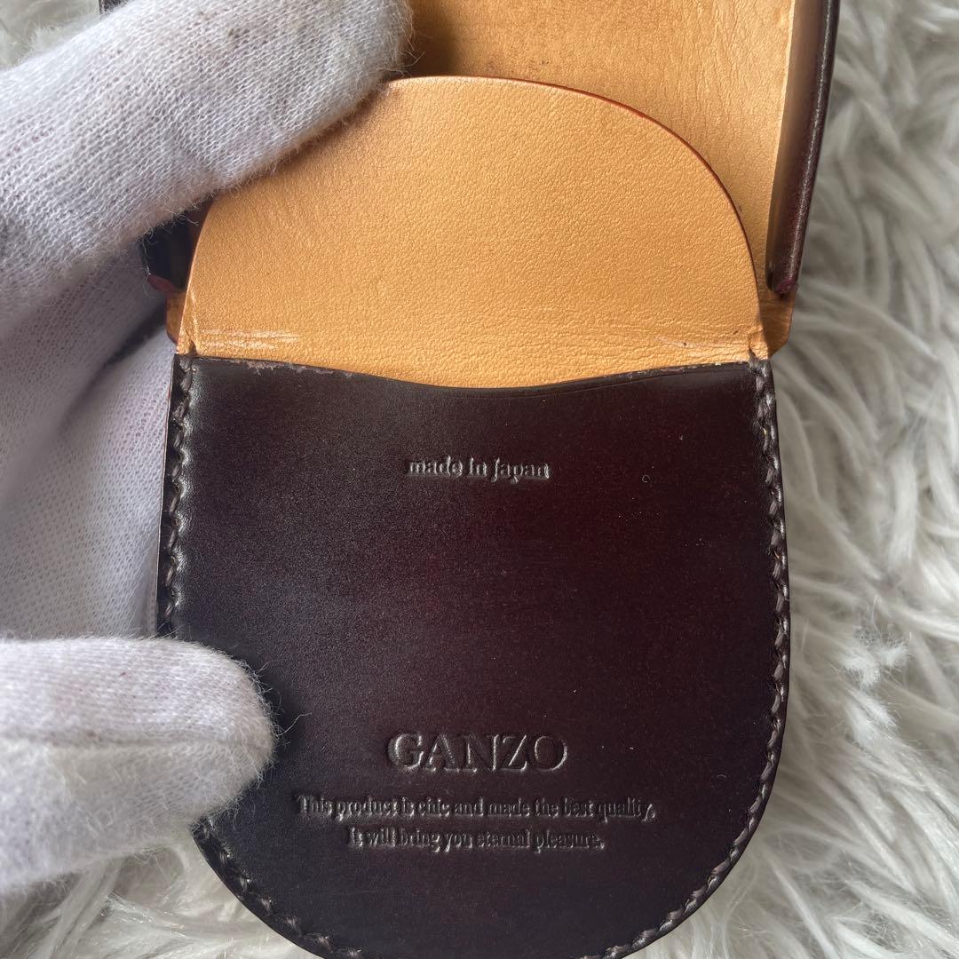 【極美品】ガンゾ 馬蹄 ケース コードバン