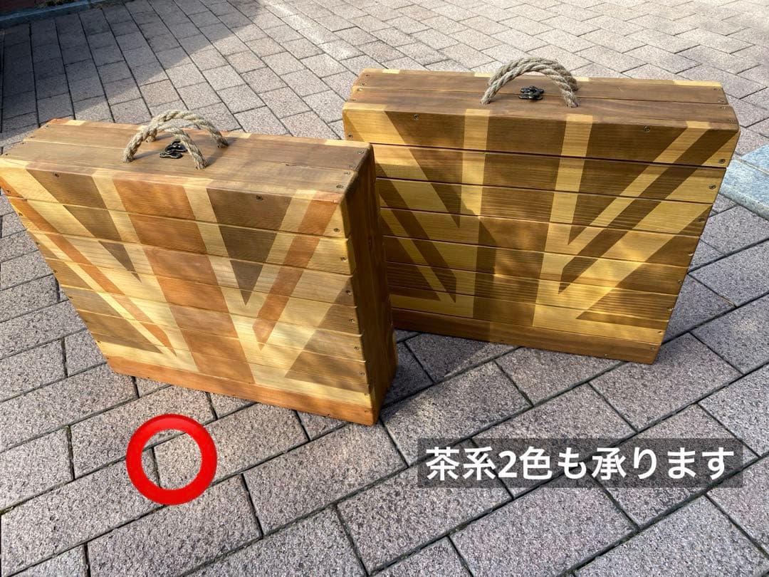 ローバーミニ専用3wayトランクテーブル（茶系3色ユニオンジャック）　クラシック