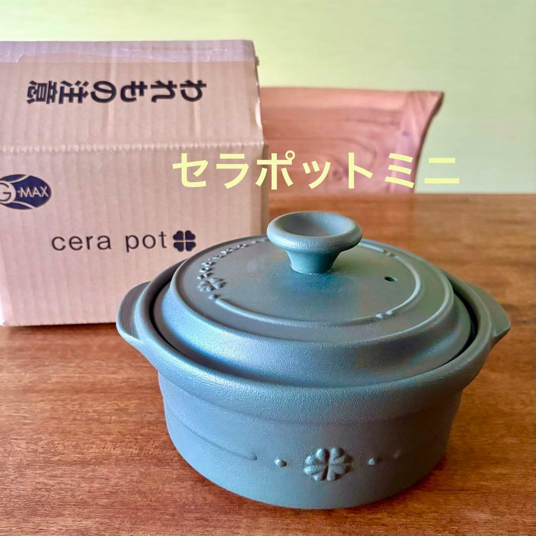 【新品未使用】セラポットミニ モスグリーン