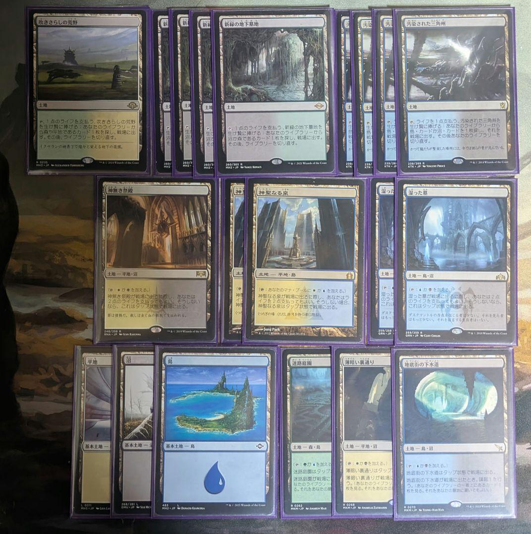 御霊シュート　デッキ（土地追加の場合値段は相談で）※日本語のみ