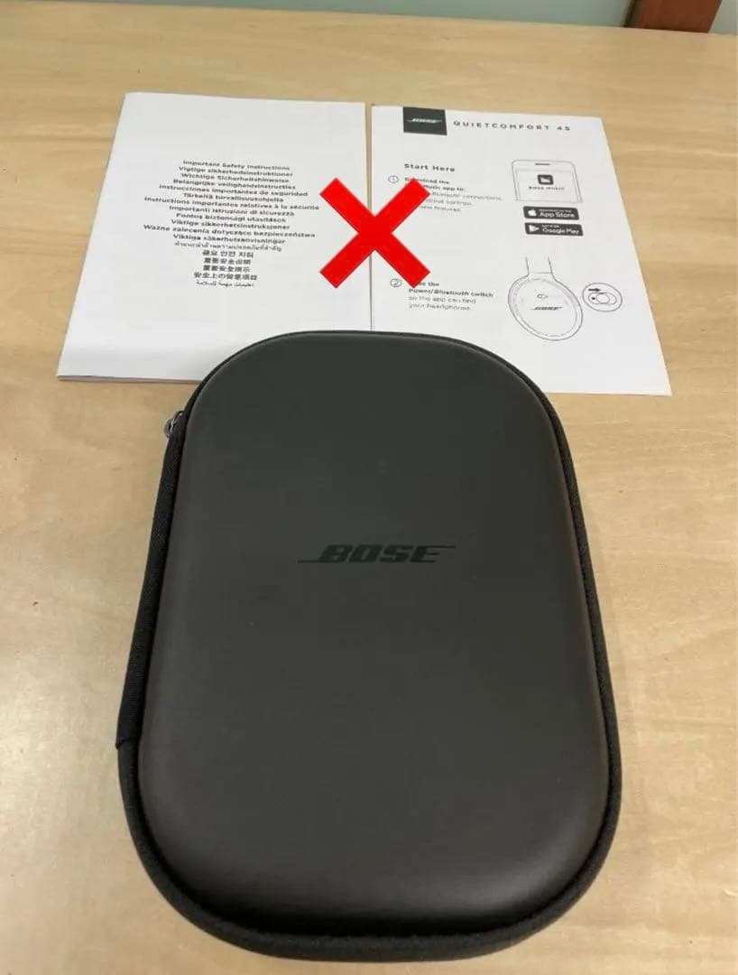 【極美品】BOSE QUIETCOMFORT 45 ワイヤレスヘッドホン