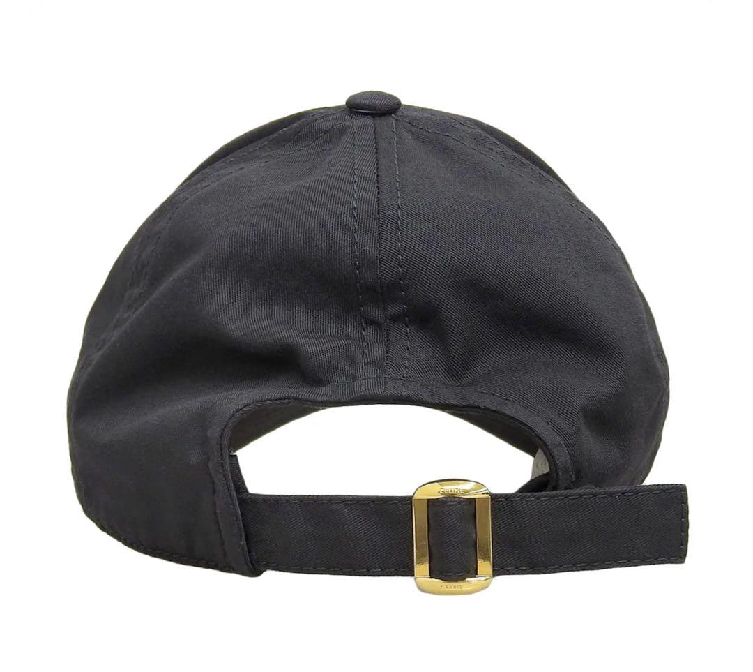 —*—様 CELINE 黒 ベースボールキャップ 美品