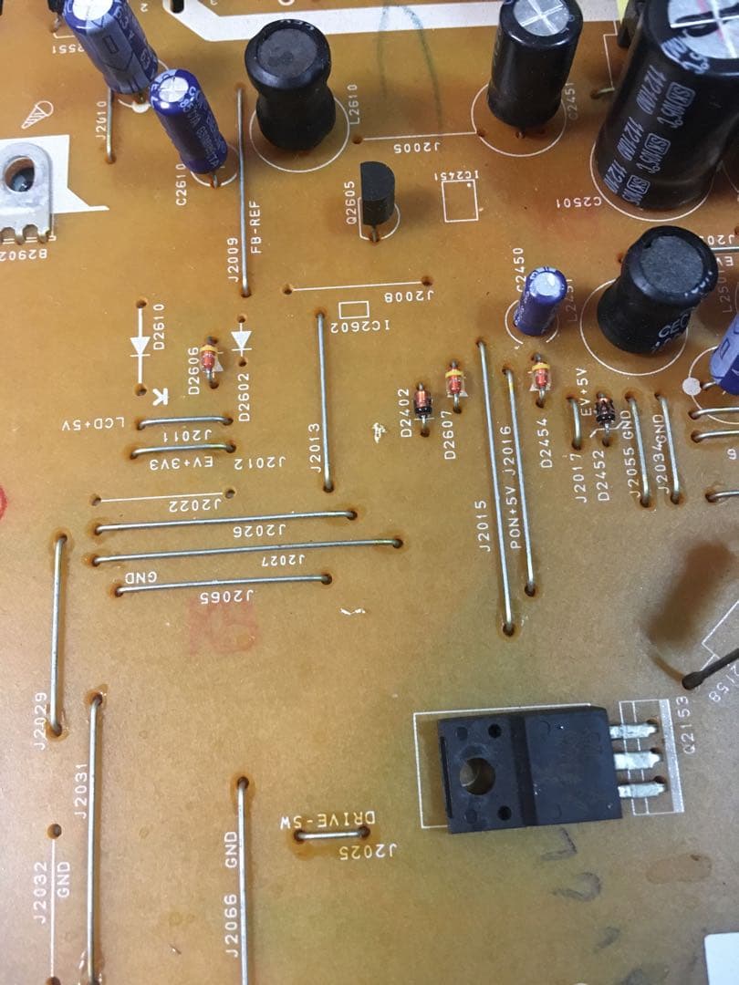 東芝REGZAブルーレイレコーダー D-BZ510の電源基板WAIT点滅修理補修