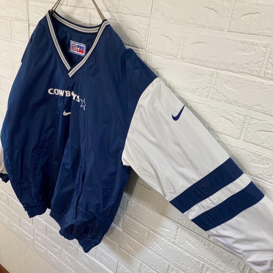 【未使用品】ナイキ×NFL ダラスカウボーイズ　プルオーバーナイロンジャケット