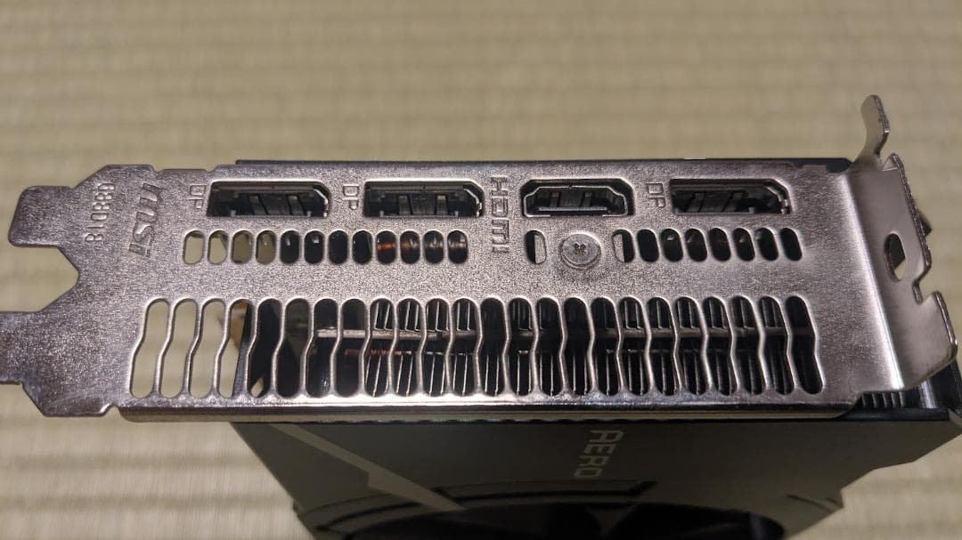 MSI AERO RTX2060 6GB グラフィックボード