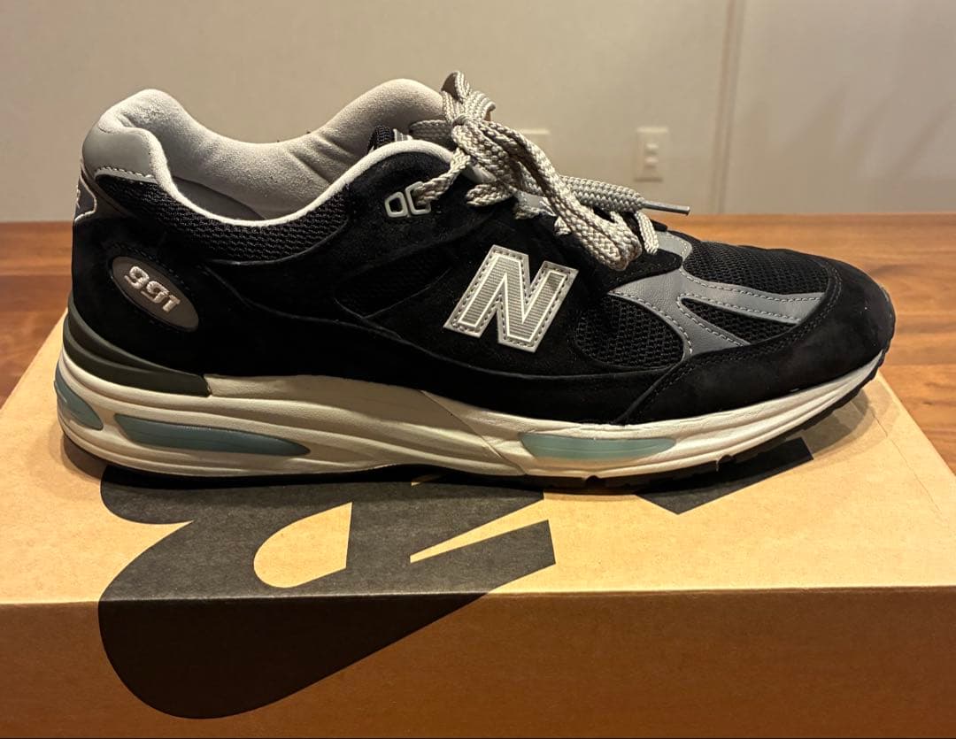 靴 new balance U991BK2 28cm