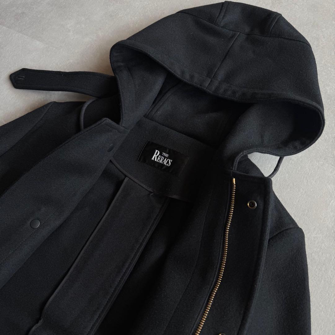 【おまとめ2点✨】THE RERACS ウールメルトンロングモッズコート