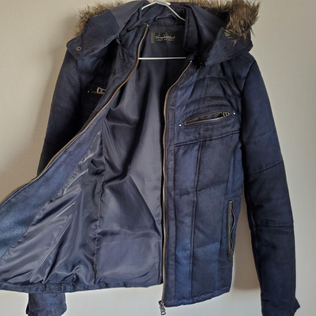 美品 TORNAD MART microsuède down jacket M