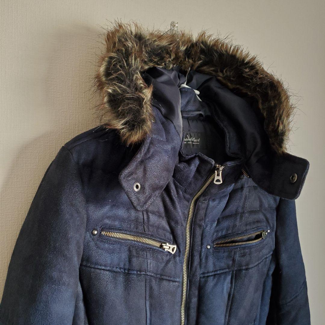 美品 TORNAD MART microsuède down jacket M