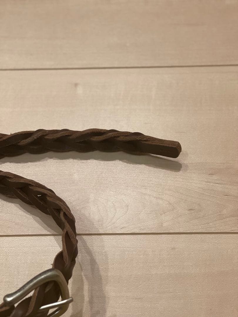 PHIGVEL phigvel フィグベル Leather Mesh Belt