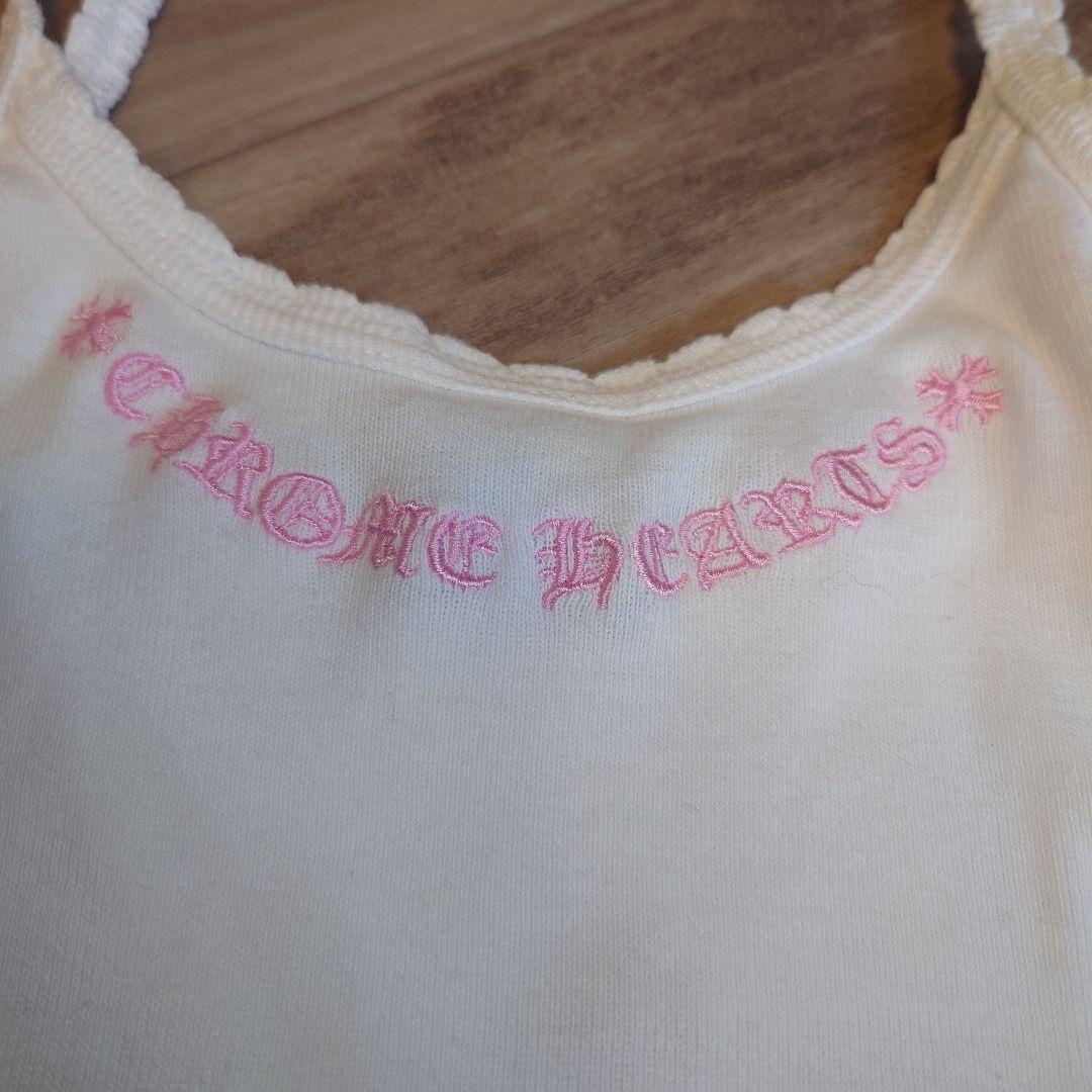 本物美品クロムハーツ正規品キャミソールタンクトップオールドビンテージレディース