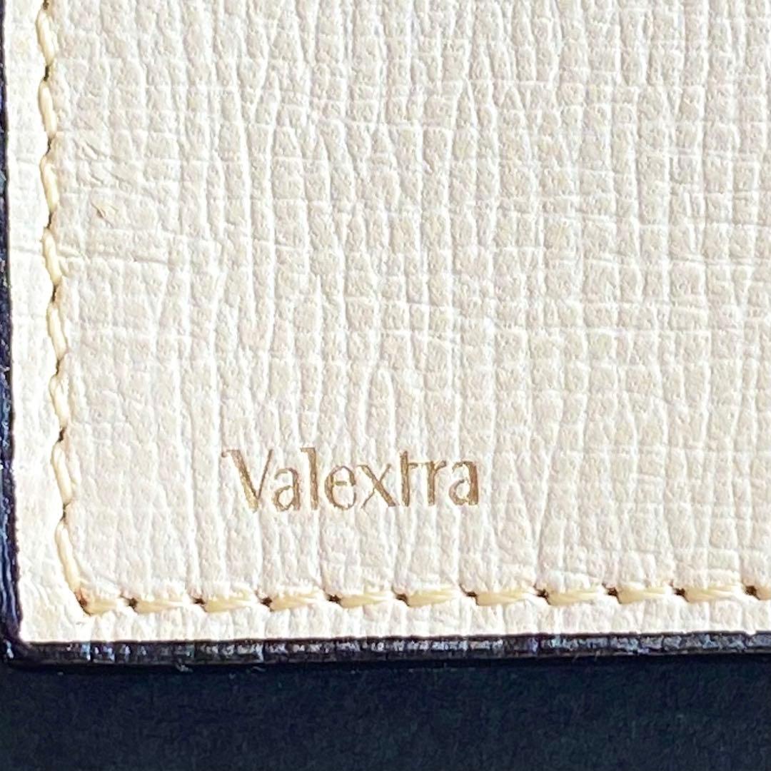 美品 Valextra ヴァレクストラ カードケース 名刺入れ ホワイト レザー