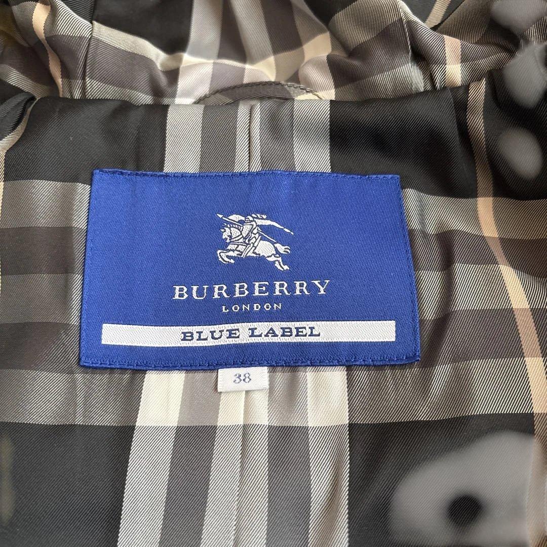 最終値下BURBERRY BLUE LABEL ダッフルコート 38 アンゴラ混