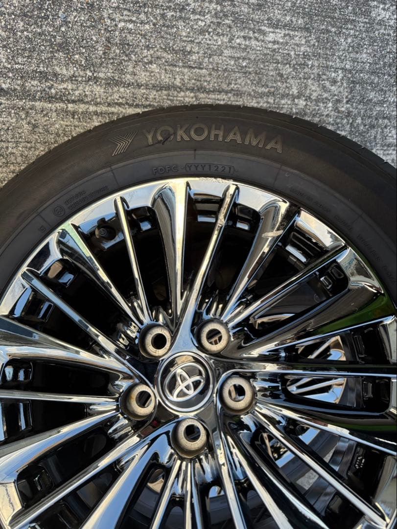 30アルファード後期　エグゼクティブラウンジ　純正ホイール　純正メッキ