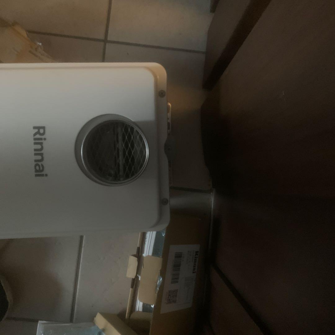 Rinnai 給湯器 20号　都市ガス　新品未使用kansya