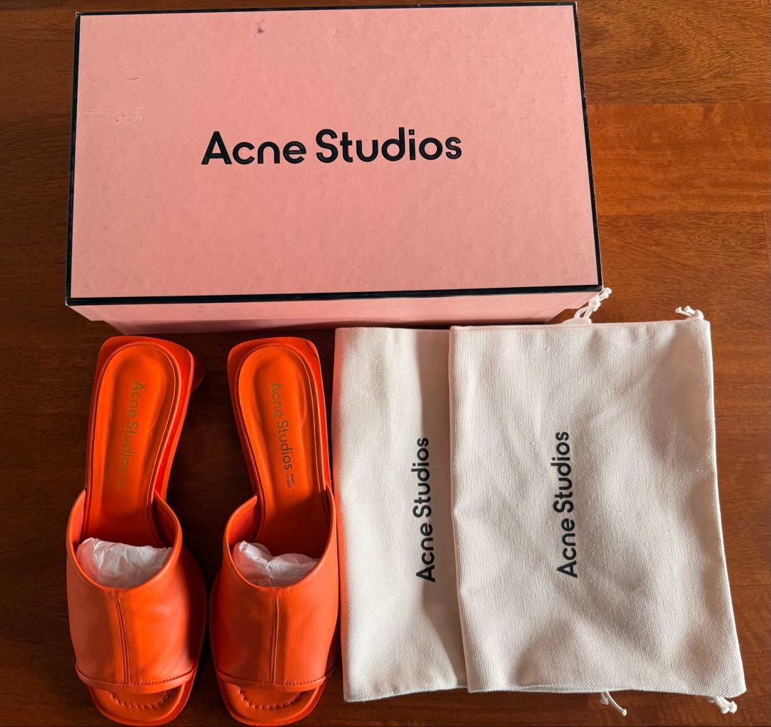 24.5cm Acne Studios オレンジ ミュール