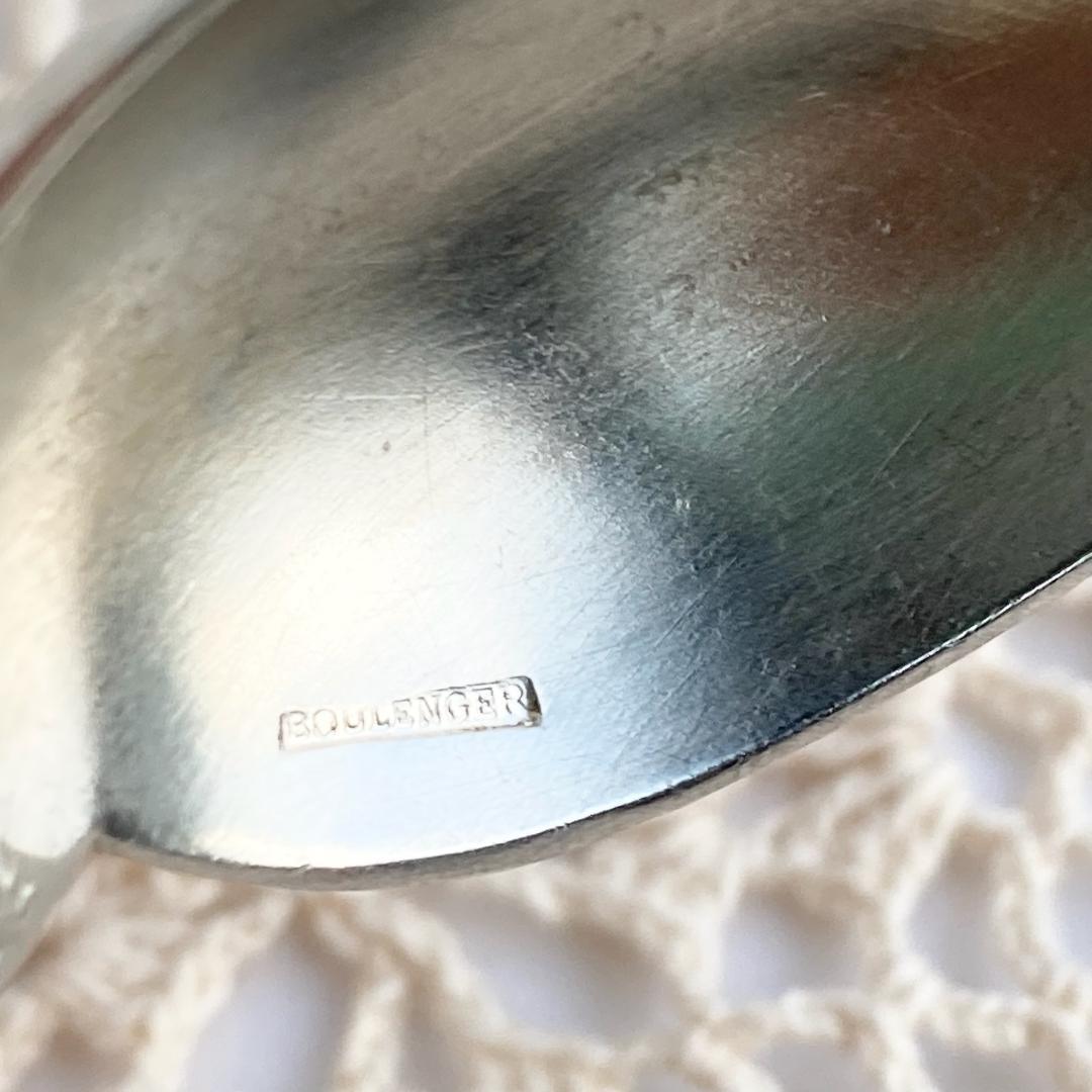 mio【Boulenger/アザミ】フランスアンティーク☆純銀P スプーン