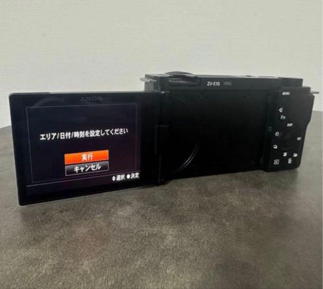 SONY ZV-E10 ソニー ズームレンズキット ブラック vlogカメラ 黒