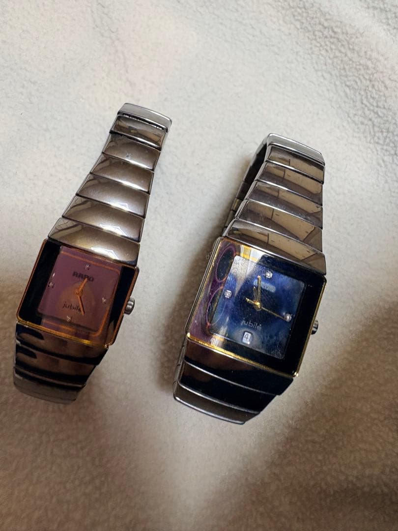 ジャンク品2本 ラドー RADO ダイヤスター チタニウム ハイテックセラミック