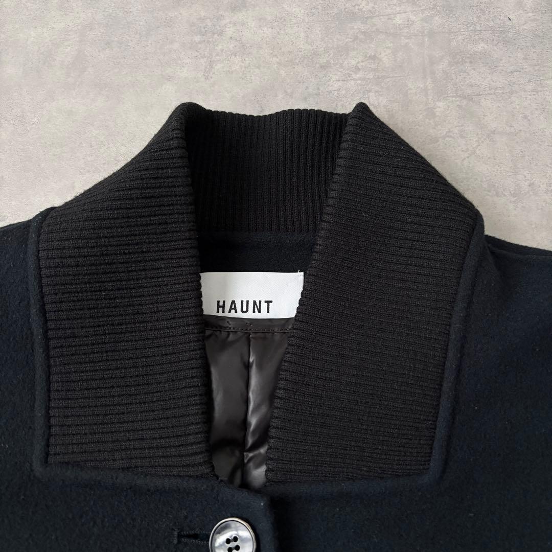 HAUNT ハウント ウール ダウン ジャケット ブルゾン スタジャン ライナー