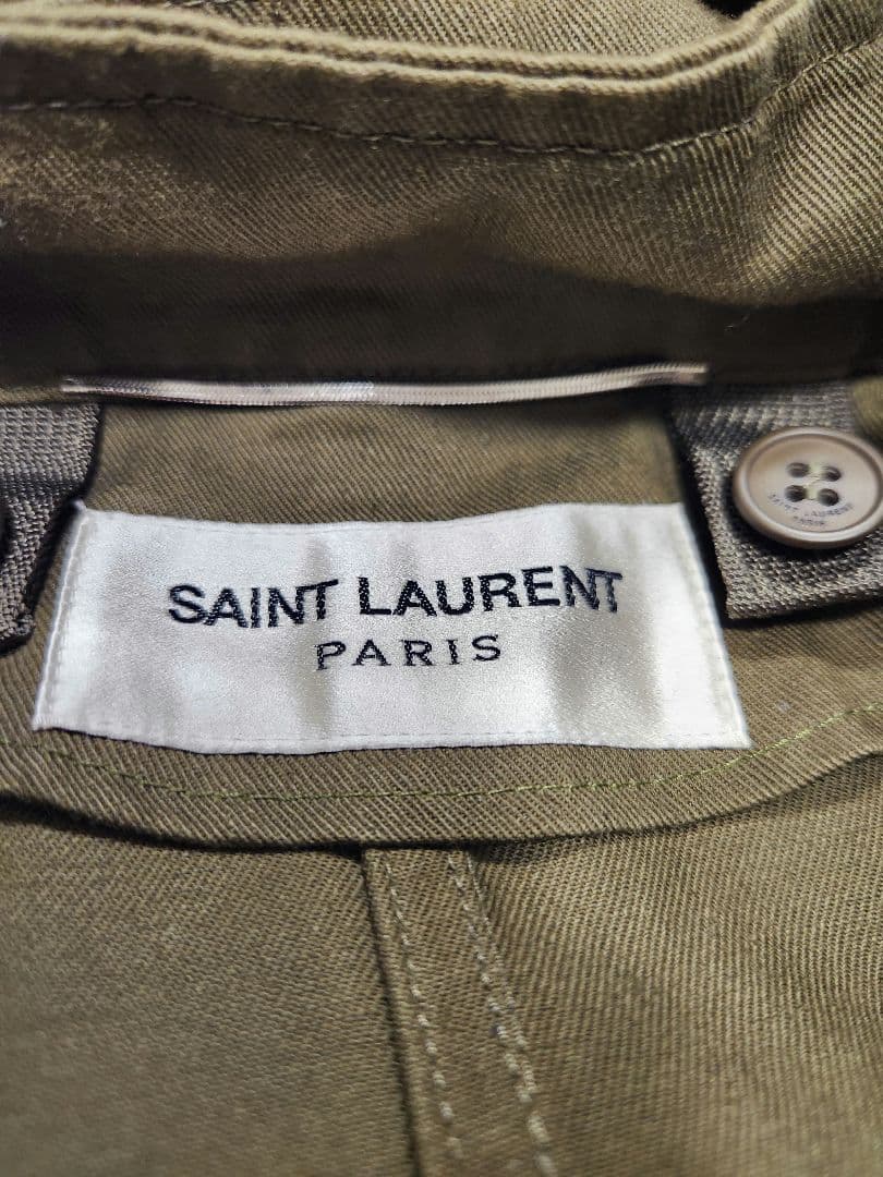 SAINT LAURENT PARIS モッズコート 2way オリーブ