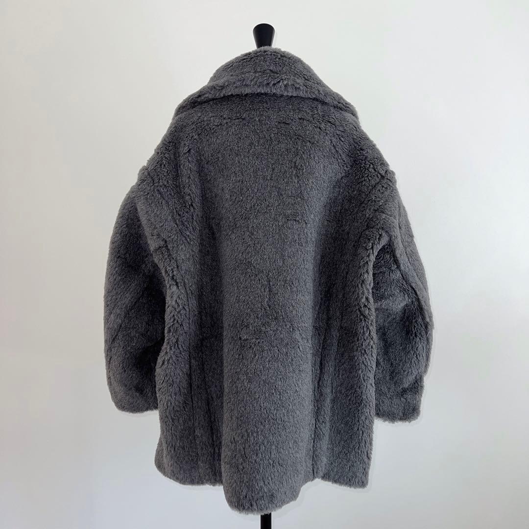 新型 最新作❗️新品未使用ベアショート丈 テディコート グレー
