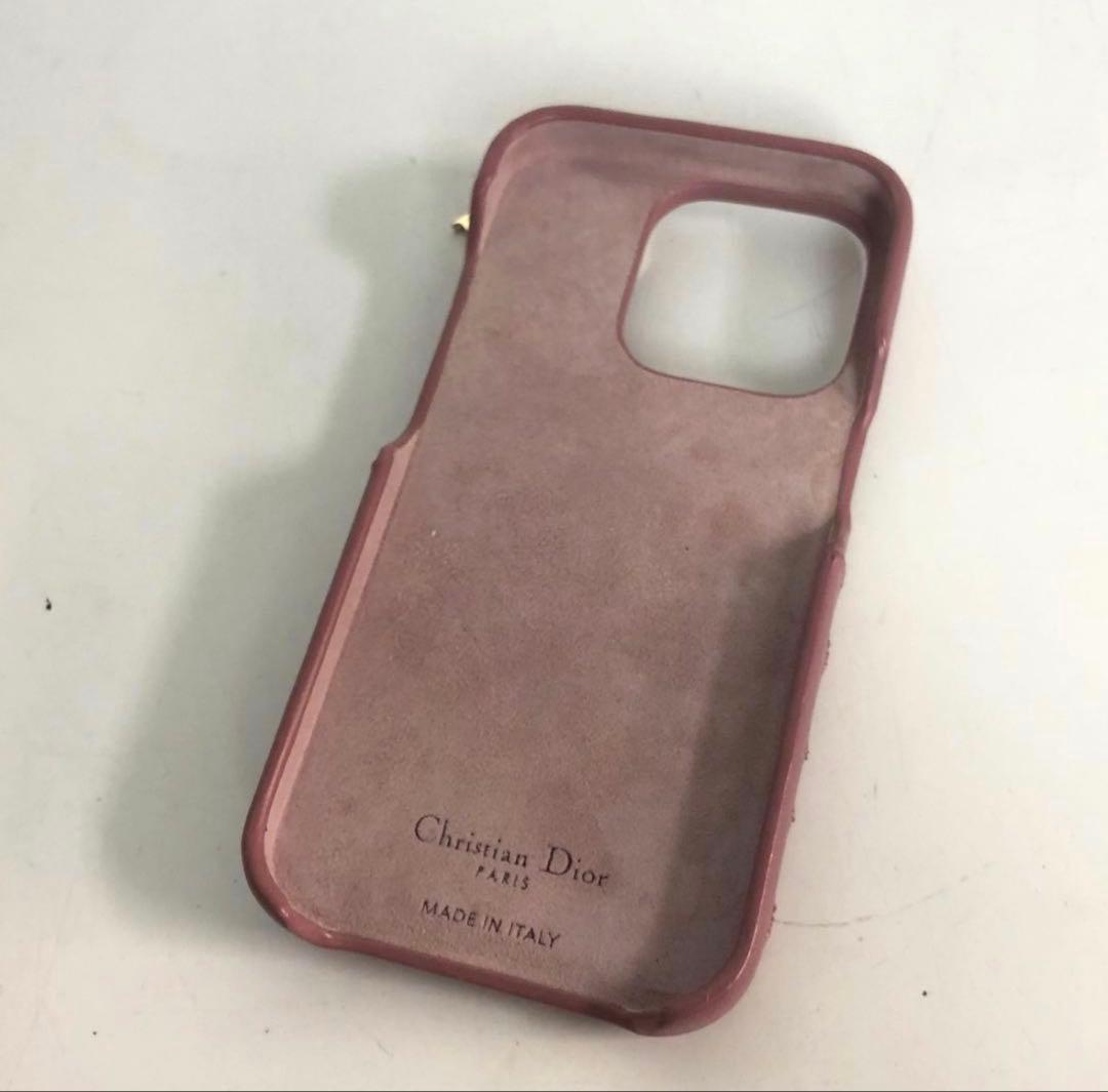 Christian Dior カナージュ ラムスキン iPhone15Pro