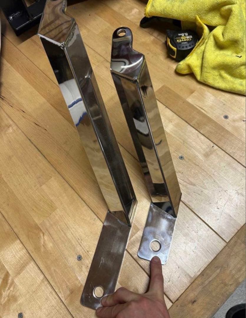 スーパーグレート用アンテナステー40角内向きロング