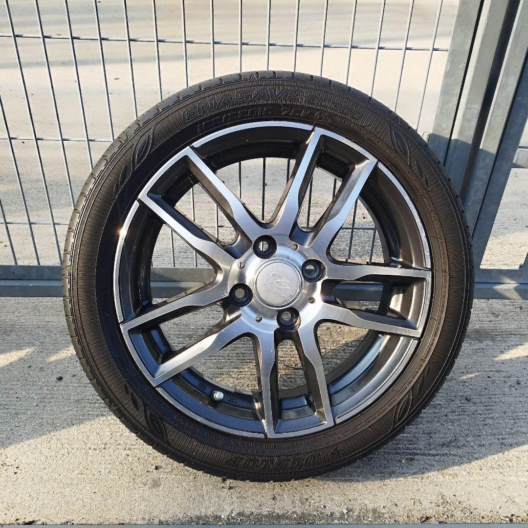 引き取り限定　軽自動車用15インチ　アルミホイール　タイヤ