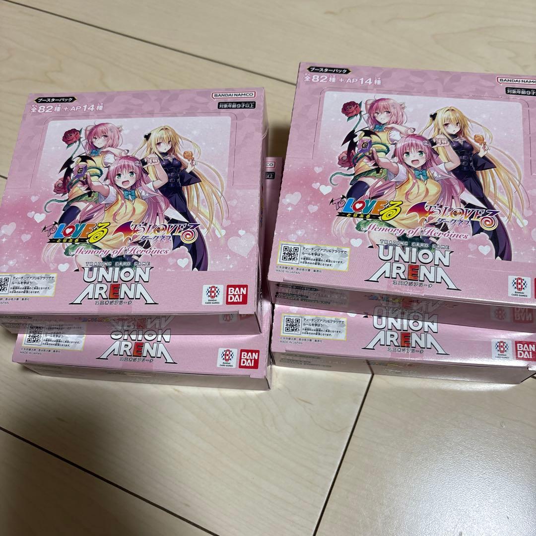 テープありUNION ARENA ユニオンアリーナ To LOVEる- 4BOX