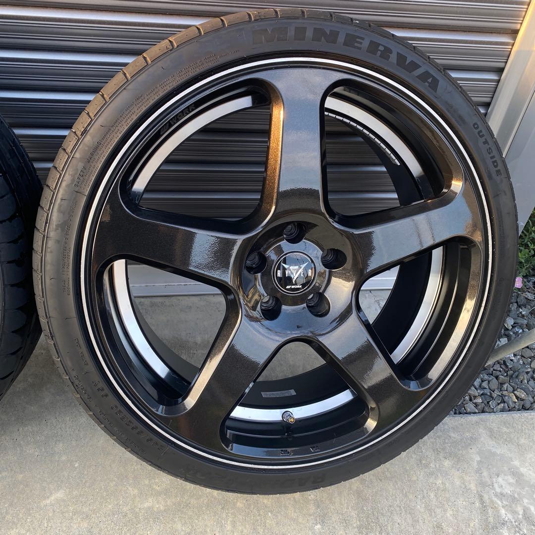 廃盤　希少　WORK レイバー S005 20×8·5j+38 5H114·3