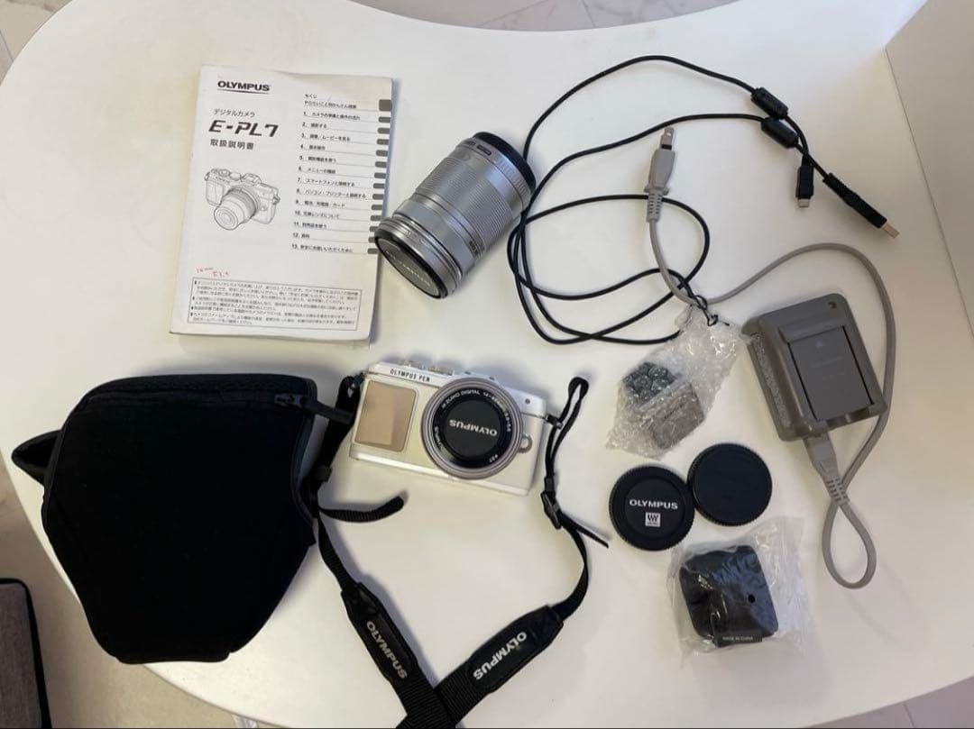 OLYMPUS デジタルカメラE-PL7M 14-42mm&望遠レンズ