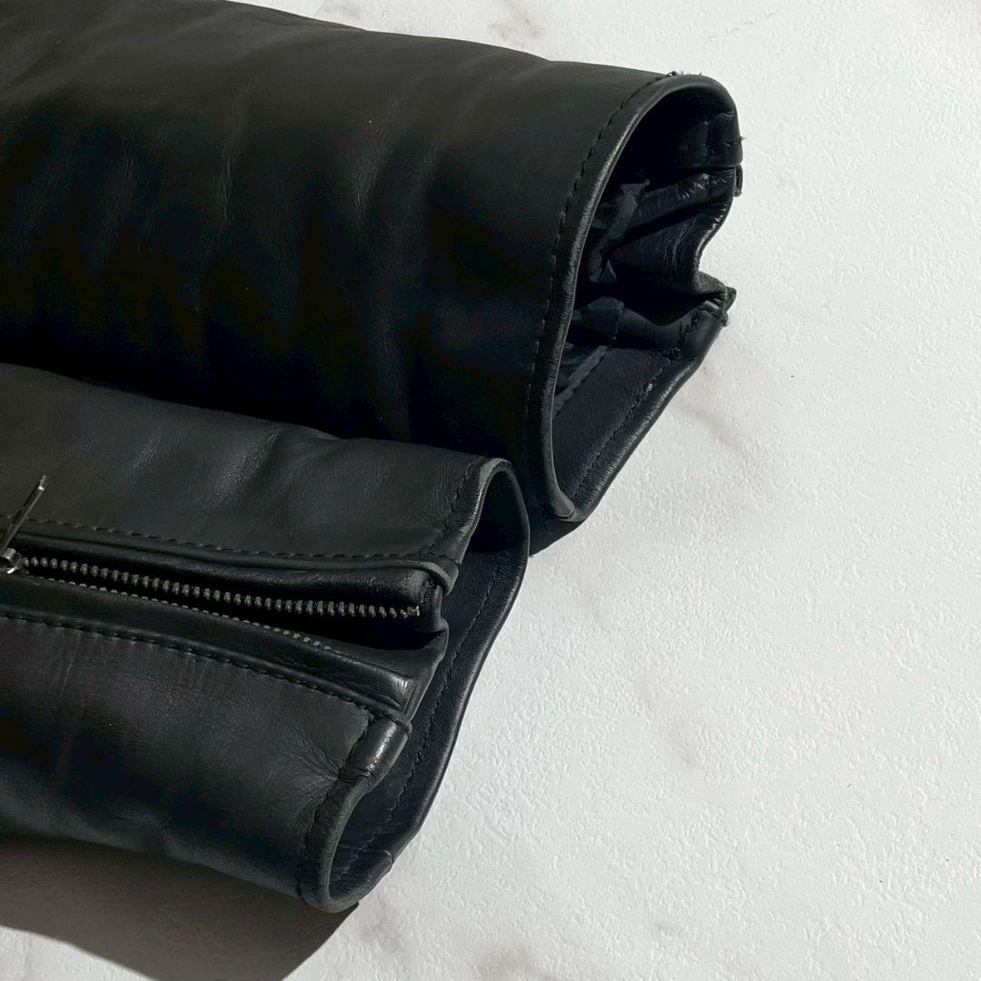 リューグーレザーズ ライダース 牛革 ライナー脱着 G-1 中綿 ブラック XL