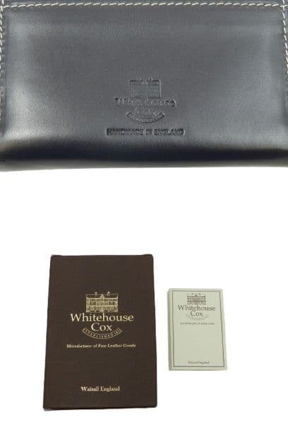 美品 ホワイトハウスコックス ミニジップパース 財布 箱付き ケース