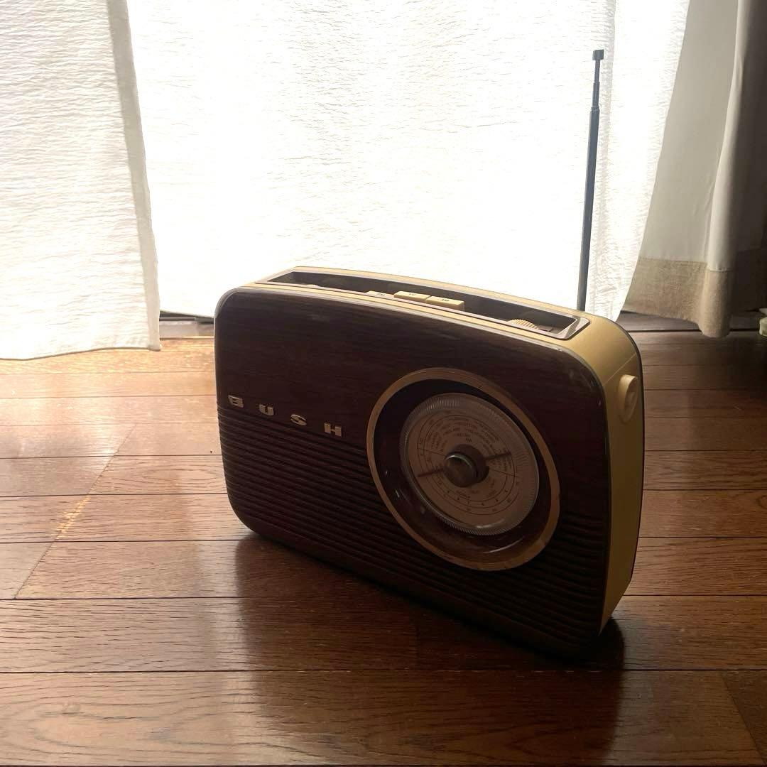BUSH レトロ AM/FMラジオ 【動作確認済み】