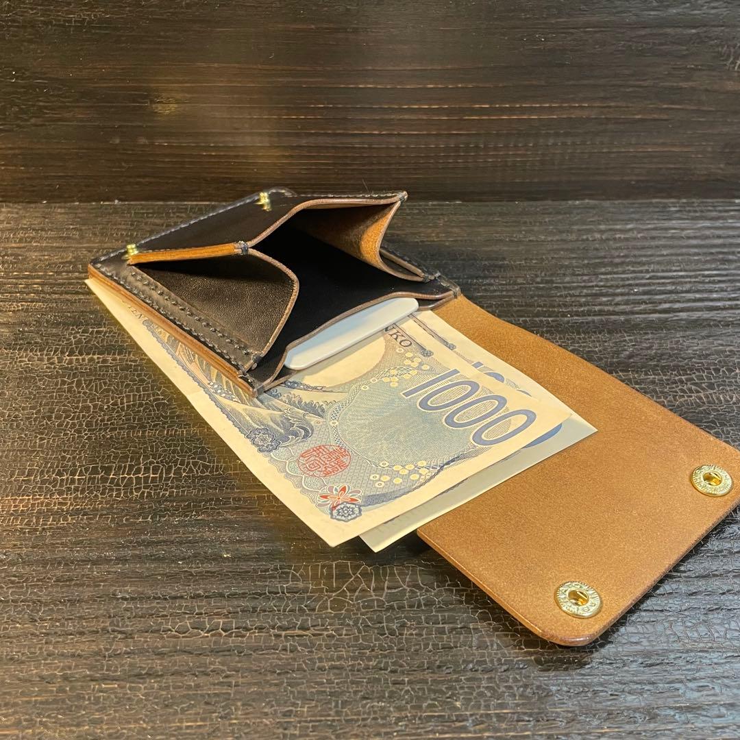 ゴルゴンゾーラ　MARYAMホースバット コンパクトスリムウォレット