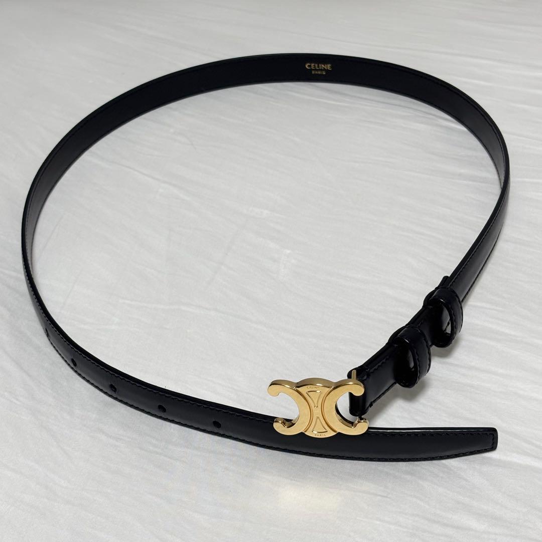 【美品】CELINE セリーヌ スモール トリオンフ ベルト 75