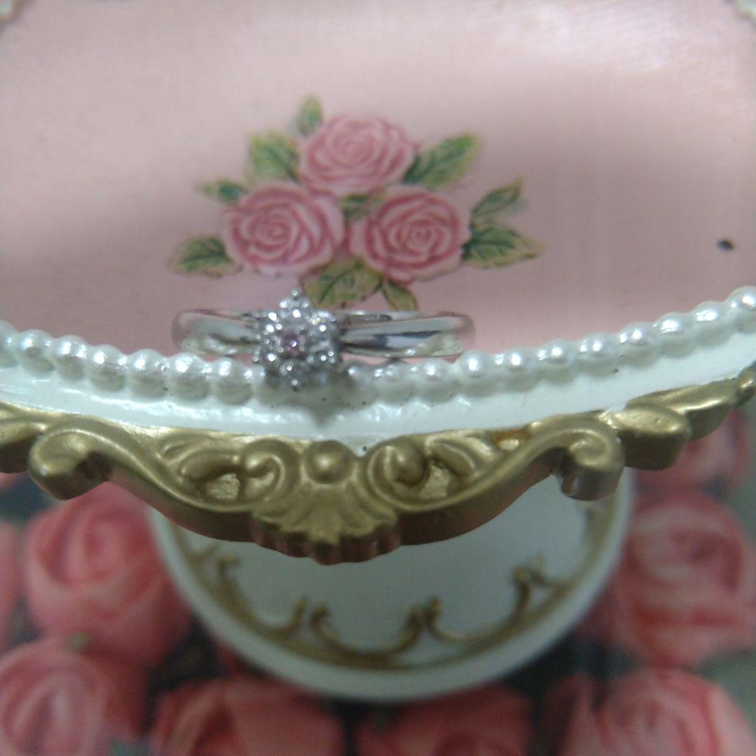 Pt900　ダイヤリング（スタージュエリー）3.5g