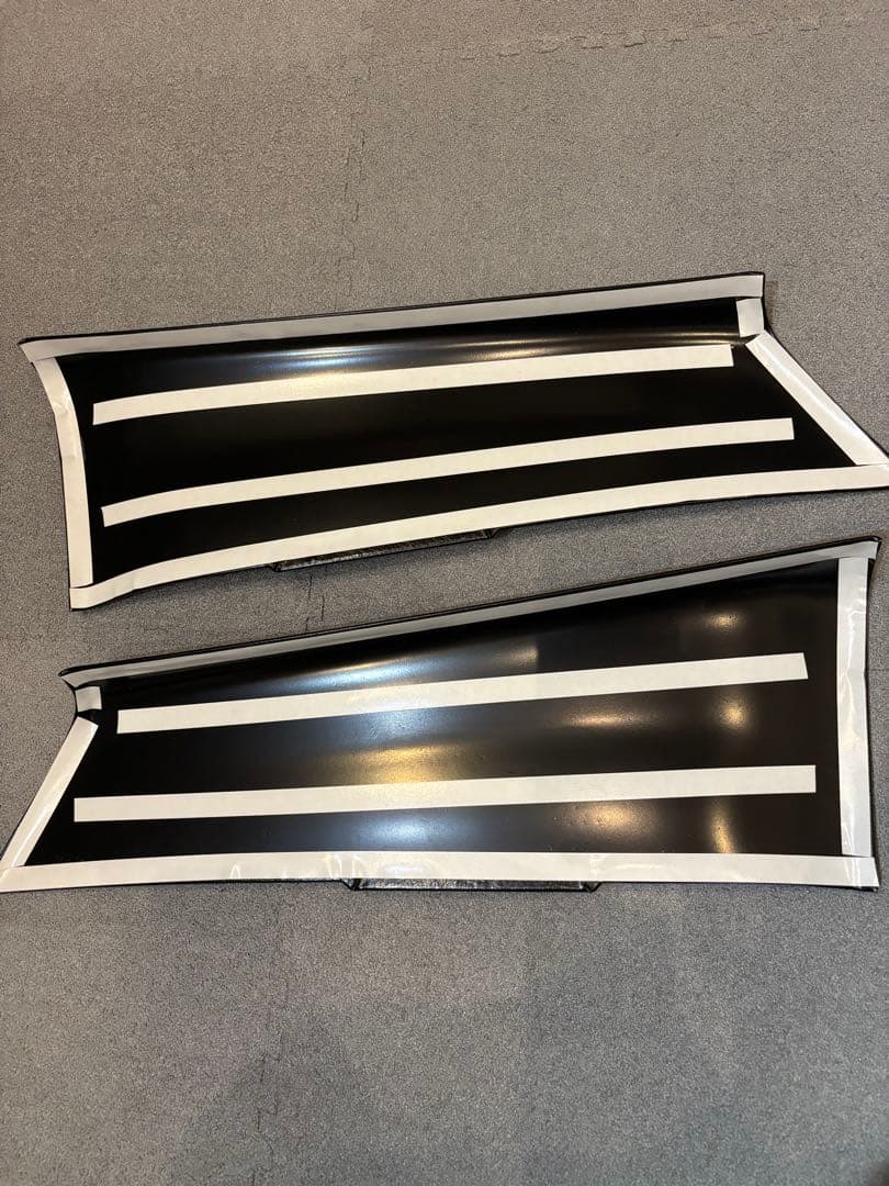 グレイス200ハイエース ドアアクセントパネル 左右セット アンティークブラック