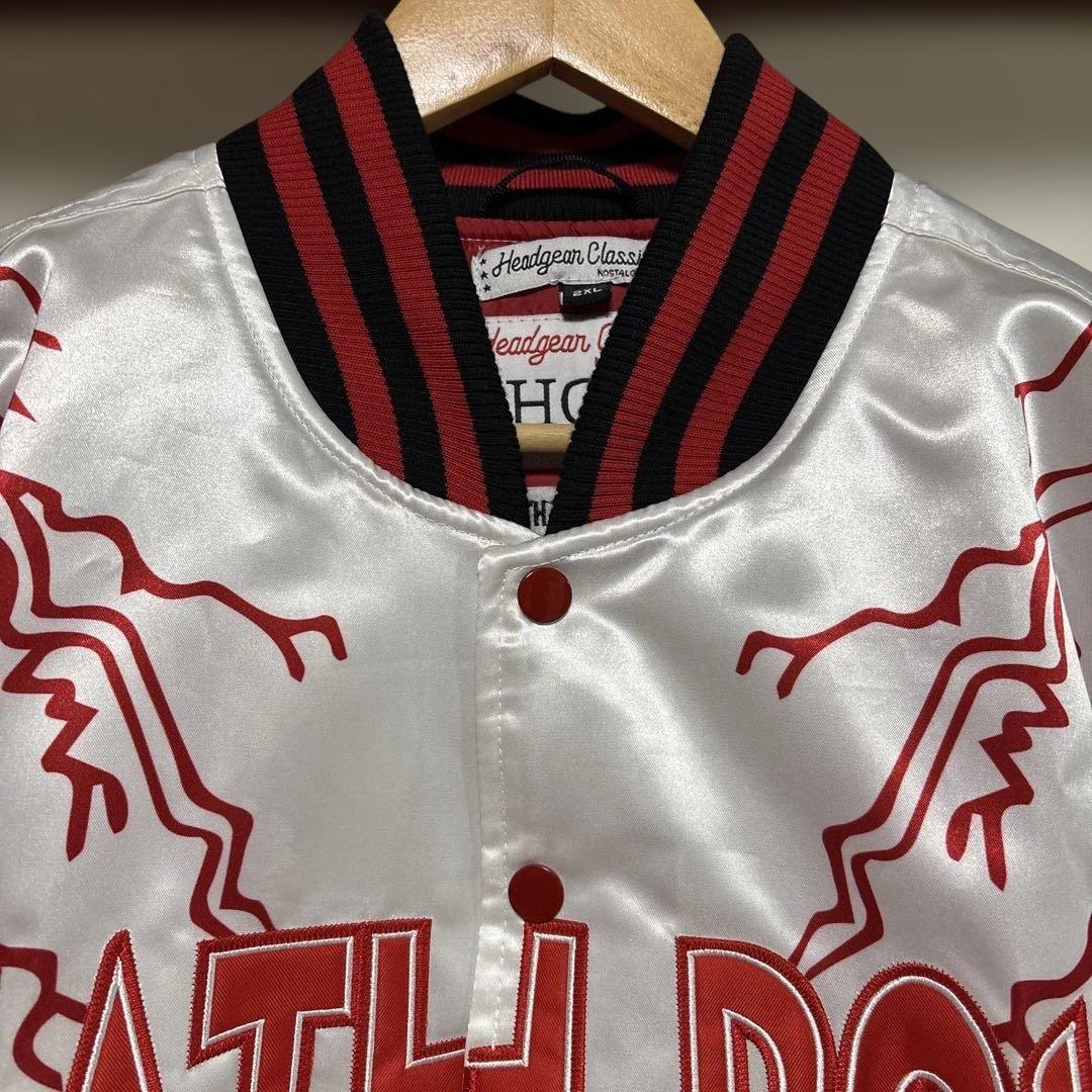 Death Row Satin Jacket White デスロウ　ジャケット